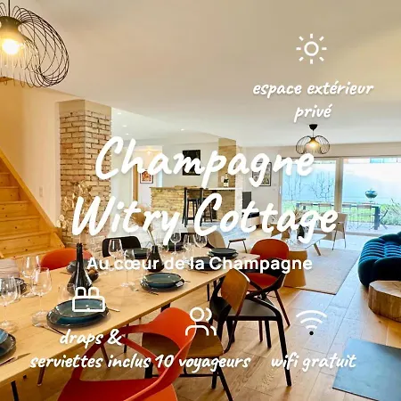 Champagne - Reims For 10 With Garden